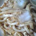 KOOつっち's cooksnap of when they made キムチ焼きうどん.