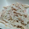 tetu＆natu's cooksnap of when they made 鶏ハムと大根の梅肉マヨネーズサラダ★.