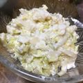 塩田ロシオ's cooksnap of when they made 超簡単！キャベツと豆腐の白和え.