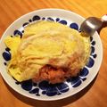 cartamigo's cooksnap of when they made ふわとろ　ケチャップライスのオムライス.