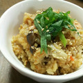 SoMiNemama's cooksnap of when they made 鮭ときのこの味噌バター炊き込みご飯.