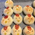 bellーりん's cooksnap of when they made 酉年にご飯入りもっちりにわとりちぎりパン.
