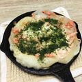 灰ねず's cooksnap of when they made スキレット使☆餅1個で明太クリスピーピザ.