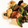 しほまつ's cooksnap of when they made ダイエット鳥胸肉となすとピーマン中華炒め.
