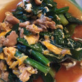 としやす0811's cooksnap of when they made ニラとツナ缶の卵とじ.