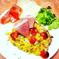 ももこりあんぬ's cooksnap of when they made CHIZZA風☆鶏もも唐揚げの生ハムピザ.