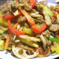 Rick_t's cooksnap of when they made 牛肉と彩り野菜の黒胡椒炒め.