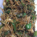 クックXJZR7R☆'s cooksnap of when they made ☆ピーマンとしらすの佃煮☆.