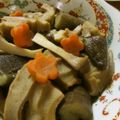 低カロ探検隊's cooksnap of when they made 巾着茄子と車麩の煮物.