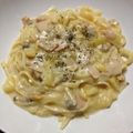こもも0613's cooksnap of when they made クラムチャウダースープパスタ.