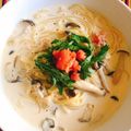 anomura's cooksnap of when they made タラコの和風クリームスパゲティ.
