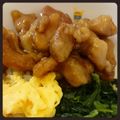 めろんパンダ's cooksnap of when they made とり胸ほうれん卵の三色丼★.