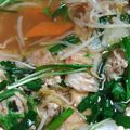 退屈しゅふ's cooksnap of when they made だしが効いてる豚ニラ団子のキムチ鍋.