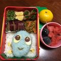 いつみちゃんママ's cooksnap of when they made キャラ弁♪ファインディングドリー♪ドリー.