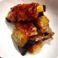 な723's cooksnap of when they made ナスとアスパラの豚肉巻き.