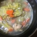 ナナトハチ's cooksnap of when they made 胃腸炎の回復期に☆鶏肉と野菜のスープ煮.