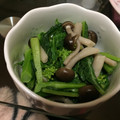 クックOXMN94☆'s cooksnap of when they made 菜の花としめじの柚コショウ和え.