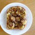 antkishi's cooksnap of when they made ピーナッツバターとバナナのデザートパン！.