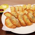 •◦•ﾘﾝﾘﾝ•◦•'s cooksnap of when they made シソ香る☆かまぼこ☆とろ〜りチーズ餃子♪.