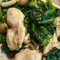 クック1QUBWN☆'s cooksnap of when they made 牡蠣とほうれん草ときのこのオイスター炒め.