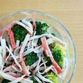 シナモシナモ's cooksnap of when they made ブロッコリーとカニカマのおかかマヨサラダ.