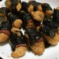 demiori's cooksnap of when they made 自然薯の磯ベーコン揚げ.