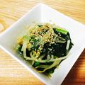 marinaaara's cooksnap of when they made レンジでちん！小松菜ともやしのナムル.