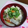 イチゴ、イチゴ。's cooksnap of when they made ほくほくの食感♪3種の根菜と里芋のみそ汁.