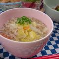 もりあん農園's cooksnap of when they made 白菜＆えのきのおじや.