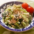 えれぼん's cooksnap of when they made 小松菜と枝豆のツナマヨ和え.