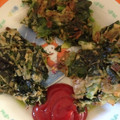 すしる's cooksnap of when they made ほうれん草と玉ねぎのかき揚げ／フリッター.