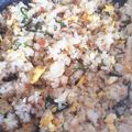 tomitomico's cooksnap of when they made 梅鮭炒飯.