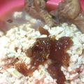 Koidorobo's cooksnap of when they made 糖質オフ＊豆腐ライス（代替ご飯）.