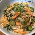 HikariNMY's cooksnap of when they made きゅうりとジャコの酢の物♪.