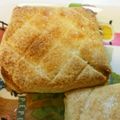 zakiyama22's cooksnap of when they made 残りクッキー生地でメロンパントースト♪.