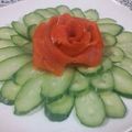 Hisa:D's cooksnap of when they made スモークサーモンとキュウリのサラダ.