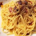 週末主夫130's cooksnap of when they made 旦那が作る☆ﾗﾝﾁ・ﾛｰﾏ風カルボナーラ.