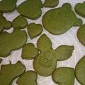 96ネコ's cooksnap of when they made 超簡単☆サクサク抹茶クッキー♪.