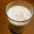 T0moco's cooksnap of when they made 豆乳バナナブルーベリースムージー.