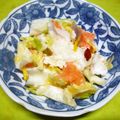 Jock's cooksnap of when they made 大根とキャベツと鮭で＊糀漬け.