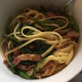megomo's cooksnap of when they made ほうれん草とベーコンの美味ペペロンチーノ.