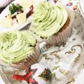 しましまです。's cooksnap of when they made 簡単チョコカップケーキでクリスマスツリー.