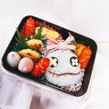 ☆ayuzy☆'s cooksnap of when they made 簡単！スティッチのスクランプ♡キャラ弁.