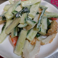 kibunya16's cooksnap of when they made ちくわときゅうりのわさびマヨサラダ.