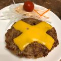 newneco's cooksnap of when they made びっくりドンキー風チーズバーグ.