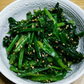 かなりんココりん's cooksnap of when they made 味噌がミソ♫ほうれん草の胡麻たっぷり和え.