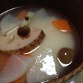 kinako10's cooksnap of when they made すまし汁☆我が家のお雑煮.