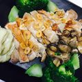 O凸O's cooksnap of when they made チキンステーキ・アンチョビポテトソース.