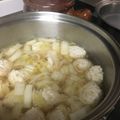ナナトハチ's cooksnap of when they made ヘルシー♡豆腐でかさまし鶏の肉団子スープ.