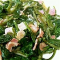 MIRYODANA's cooksnap of when they made 簡単♪コク旨ほうれん草とベーコンのソテー.